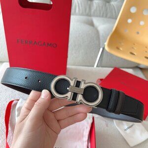 New Salvatore Ferragamo belt size 90